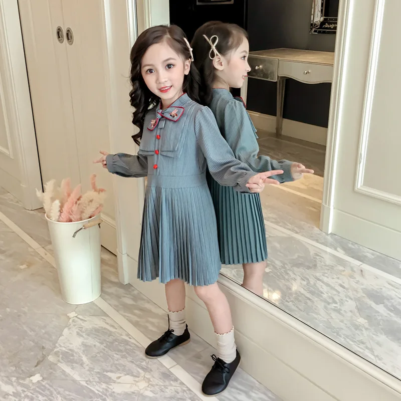 2018 New Girls Princess Dress Autumn Winter Long Sleeve For Children Clothing Party Kids Clothes | Детская одежда и обувь