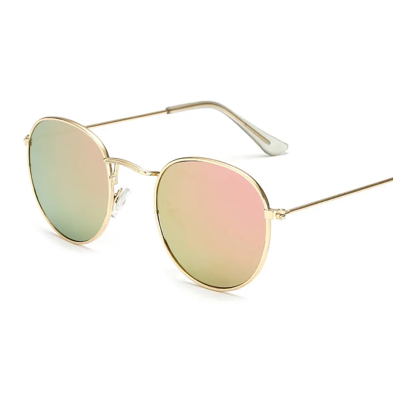 Черный жарких лучей круглый Солнцезащитные очки для женщин Для Брендовая