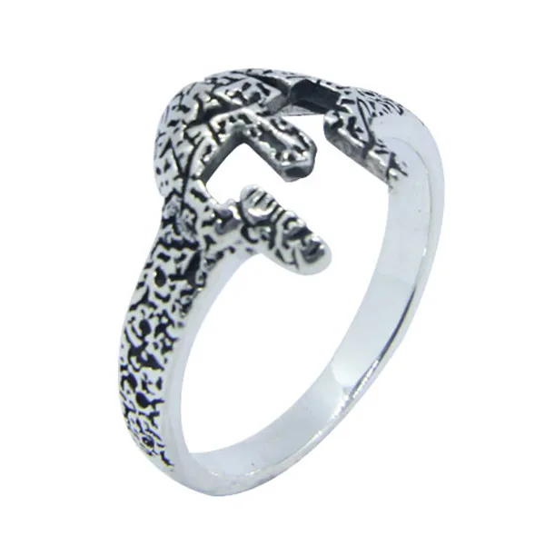 Женское кольцо в стиле ретро из стерлингового серебра 925 пробы маска для шлема Bad