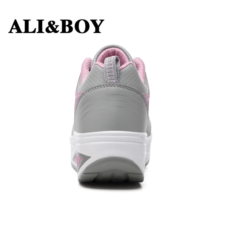 ALI & BOY/2017 г. Женская обувь для бега на платформе увеличивающая рост 5 см женские