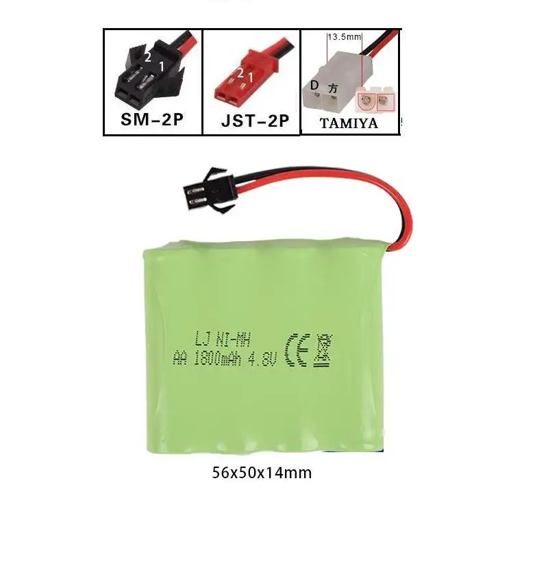 4 8 v 1800mah высокой емкости AA никель металл гидридная аккумуляторная Батарея для RC