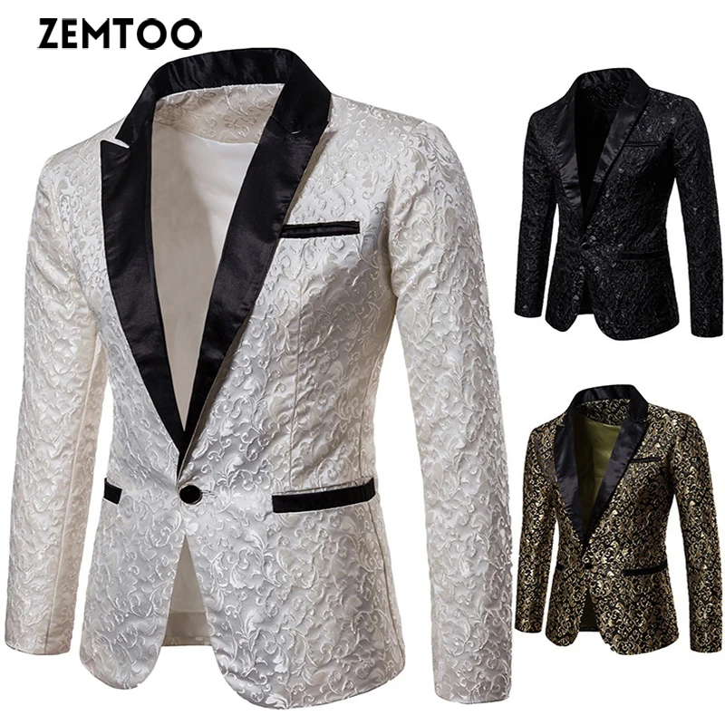 

Men's solid color jacquard suit fashion design high-end suit