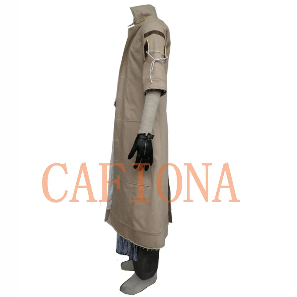 Cafiona Final Fantasy XIII Cosplay Snow Villiers cosplay Costume Outfit High Quality coat and pants set | Тематическая одежда и
