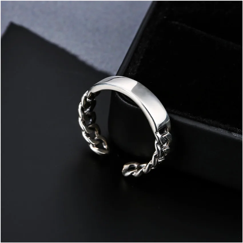 Dorado Чиан Дизайн 925 пробы сверкающий Серебряный стекируемые заявление кольцо Micro