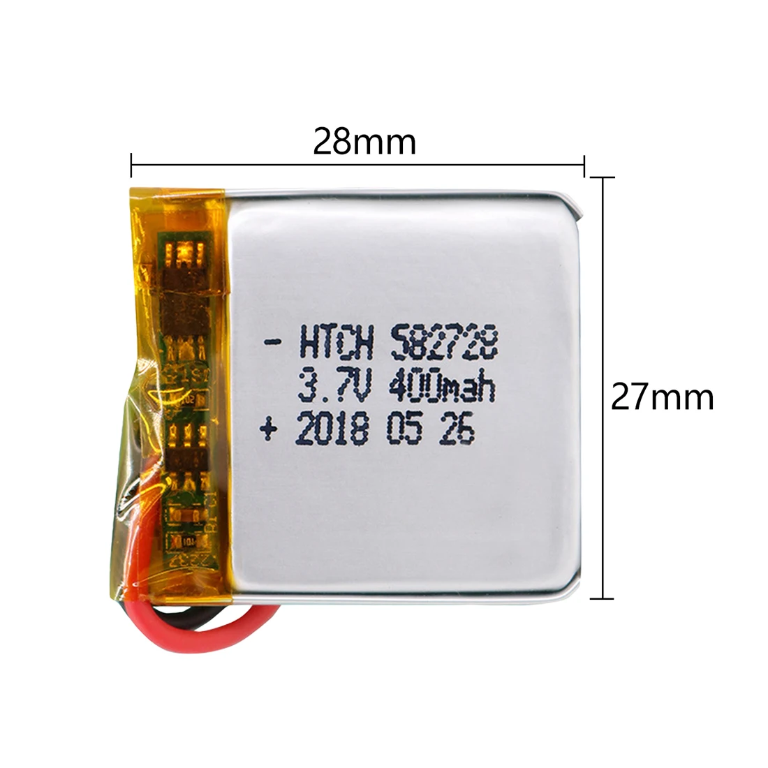 Перезаряжаемый литий-полимерный аккумулятор 3,7 V 400mAh 582728 для Q50 G700S K92 G36 Y3 Детские умные часы MP3 Bluetooth гарнитура
