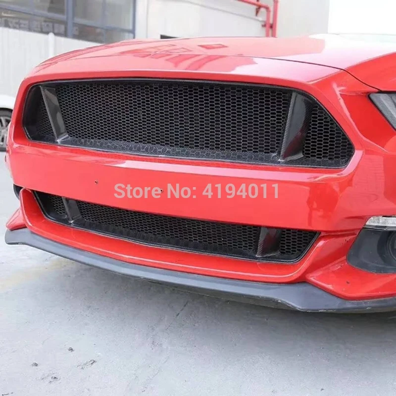 Автостайлинг MONTFORD решетка для переднего бампера из углеродного волокна 2 шт. Ford