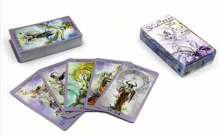 "Shadowscapes Таро" Настольная игра 78 шт./компл. Красивая карточная игра китайский/английская версия настольная игра, карты Таро для Семья/друзей
