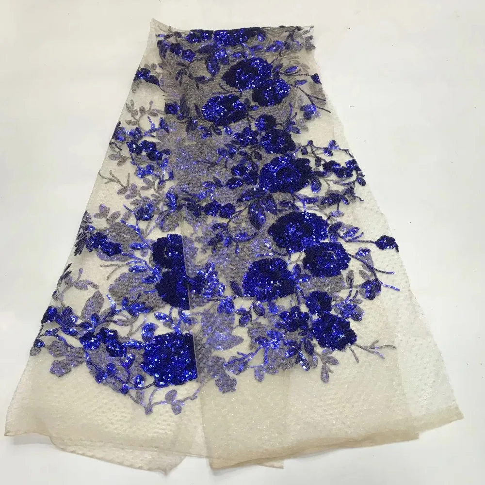 

Cassiel African Lace Fabric 2019 High Quality Nigerian Lace Fabrics Sequins Lace Fabric Embroidered Lace Trim For Nigerian Party