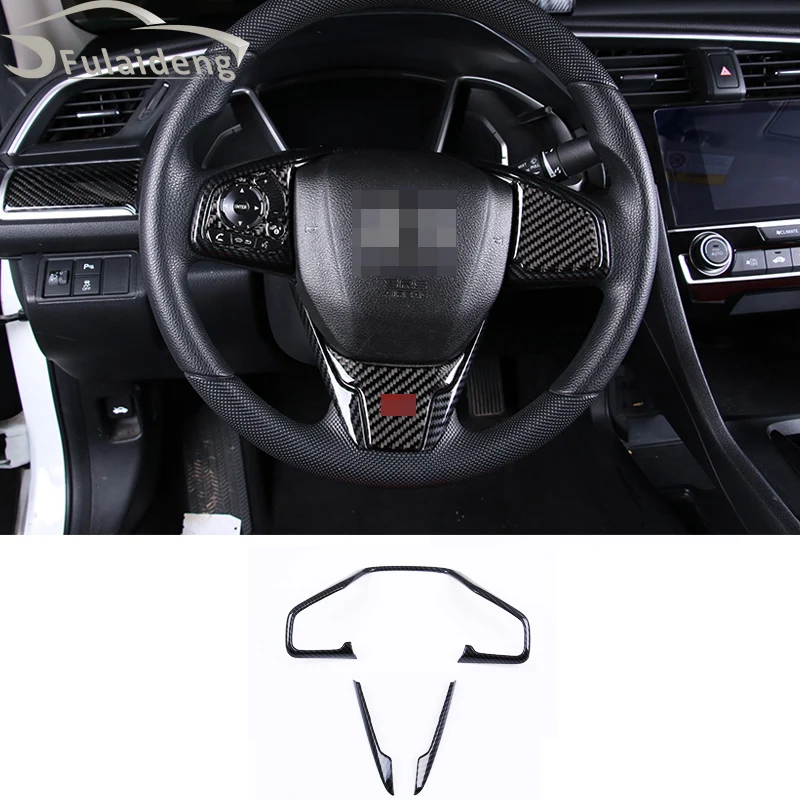 Для Honda Civic 10th 2016-2017 ABS Автомобильная внутренняя отделка Крышка декоративный