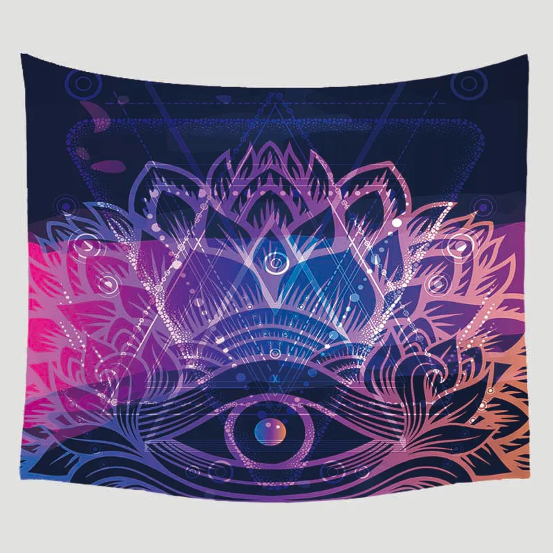 Одеяло с цветочным принтом настенное украшение для дома декор путешествий