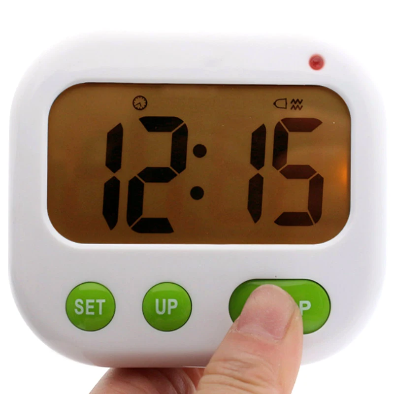 Вибрационного будильника Luminova светодиодный цифровой Таймер электронные часы