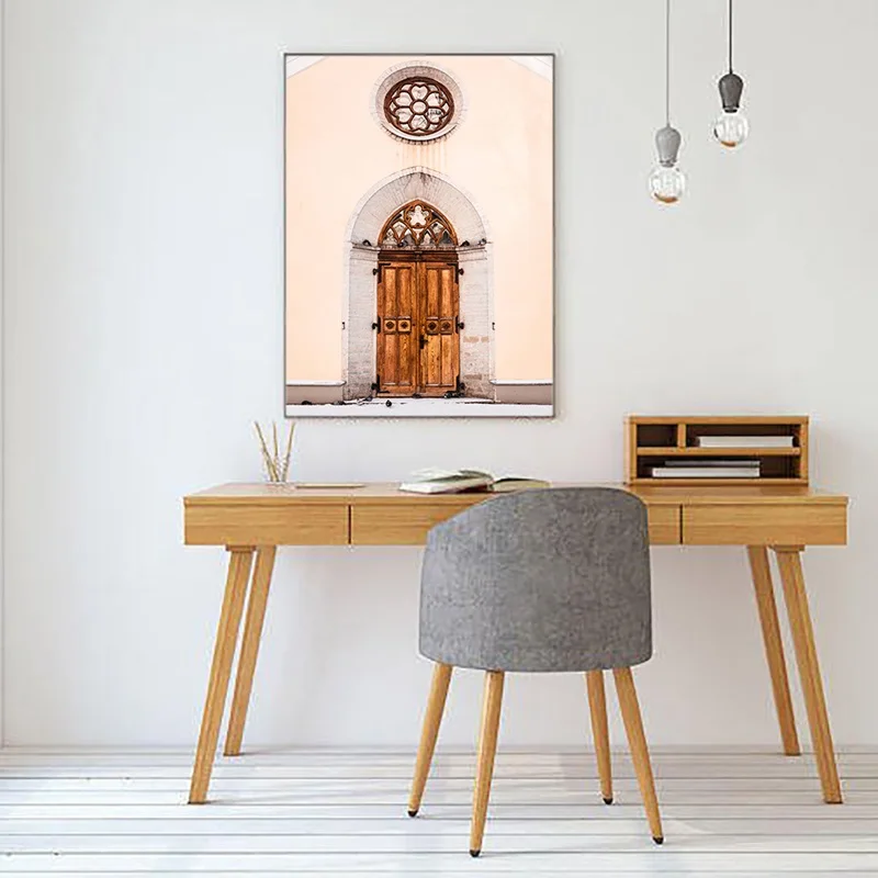 Настенный художественный холст Arch Door марокканский постер и картина с принтом