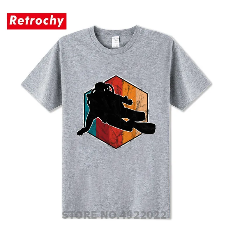 Летняя крутая футболка для Акваланга мужчин и женщин новинка 2019 ретро футболки