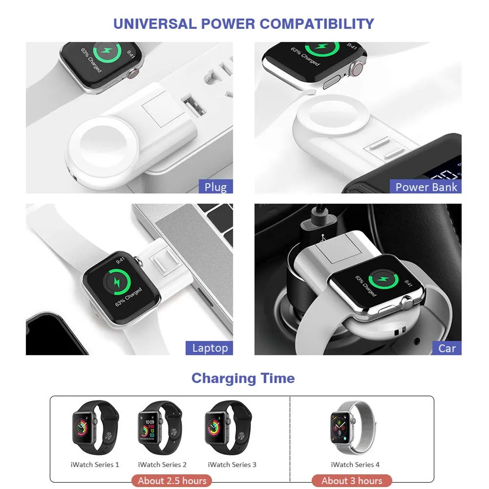 Беспроводное зарядное устройство для Apple Watch 5 4 3 2 1|Зарядные устройства телефонов|