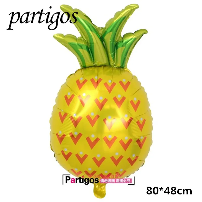 yellow pineapple 1 шт фрукты овощи шары Для летних вечеринок Декор клубника ананас арбуз мяч гелий Гавайи партия Декор тропические фрукты - Цвет: yellow pineapple