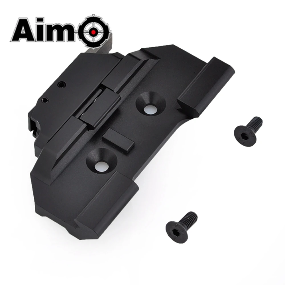 BK Aim-O страйкбол AC12033 быстросъемное крепление для ACOG 4x32 прицел/Красный точка зрения страйкбол телескоп крепления AO1769 охотничий аксессуар - Цвет: BK