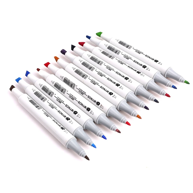 Myons 24 шт. Цвета Copic Маркеры Стандартные Краски Marker Раскраски Постоянный Цвет
