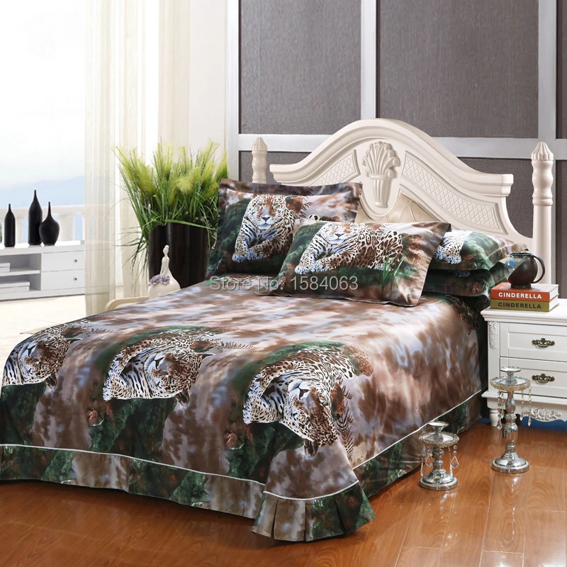 Luxury brand 3d bedding sets double white tiger dolphin horse quilts duvet cover bed linen roupa de cama | Дом и сад