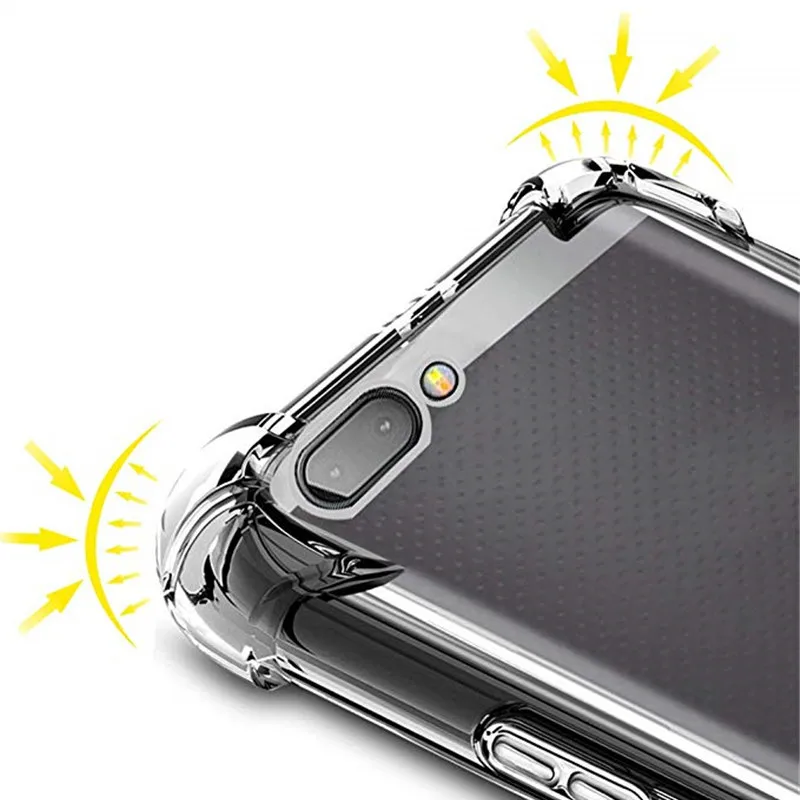 Airbags Cushion Shockproof Case For BlackBerry Key 2 Lite Full Protection Cover Motion Keyone DTEK60 TPU |