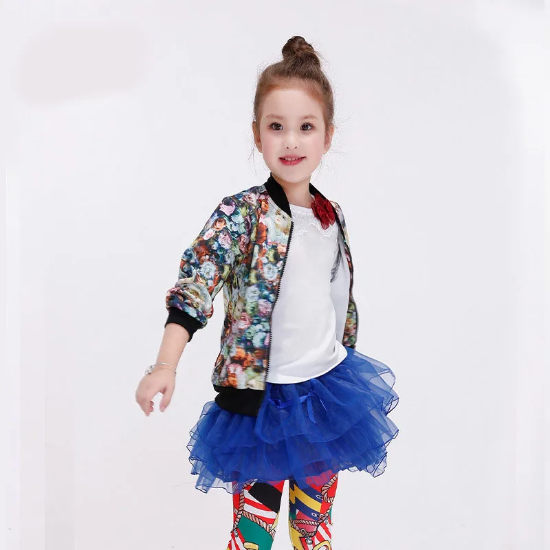 Children's Coat Black Jacket For Girls 2016 New Autumn Winter Chinese Factory-direct-clothing | Детская одежда и обувь