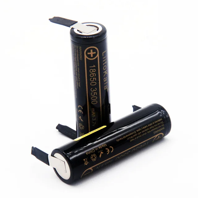 Оригинальный LiitoKala Lii 35A N 3 7 V 3500mAh 10A разрядки перезаряжаемые батареи 18650