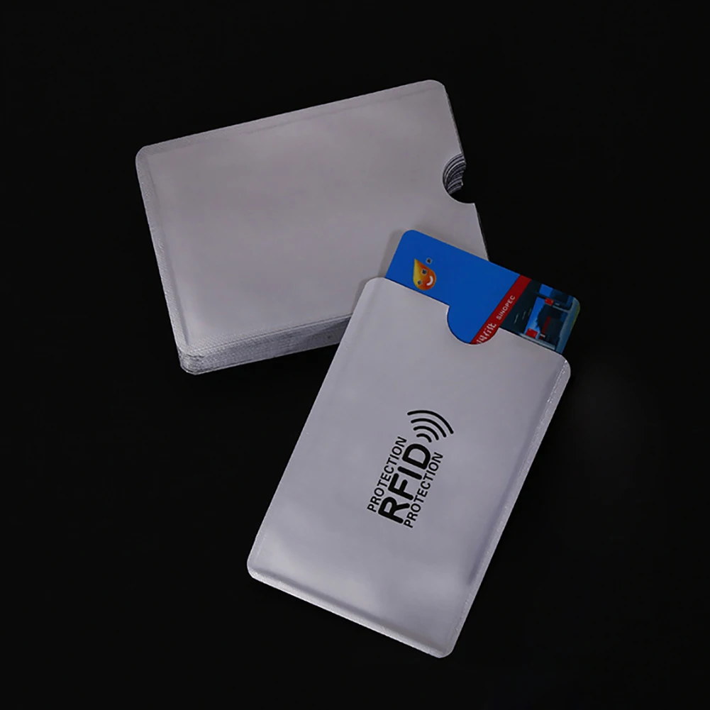 SANWOOD 10 шт. Портативный Анти сканирование кредитной карты RFID защитная сумка анти