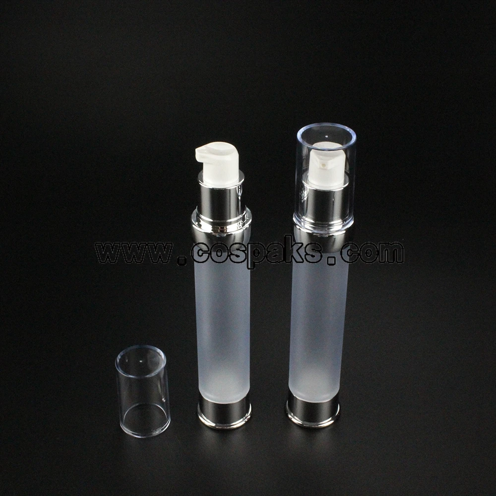 

Wholesale BB Cream 1 ounce plastic airelss pump lotion Bottle, empty 30ml Airless Pump bottle ,30ml Foundation Pump Packaging