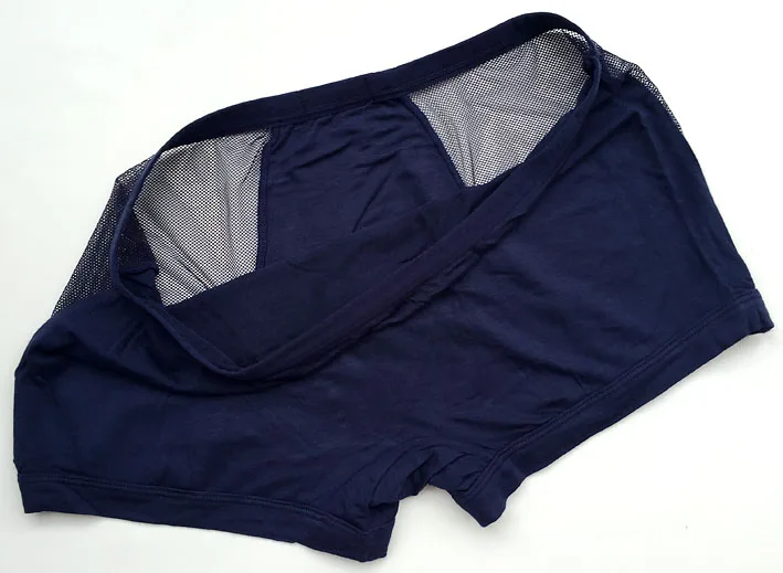 Трусы боксеры PEAJOA мужские сетчатые Брендовое нижнее белье дышащие пикантные