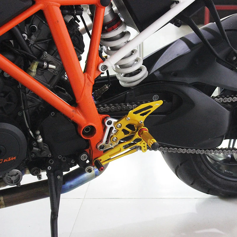 Мотоцикл Rearsets для KTM 1290 Super Duke R 2014 2017 2018 GT регулируемая подножка рычаг