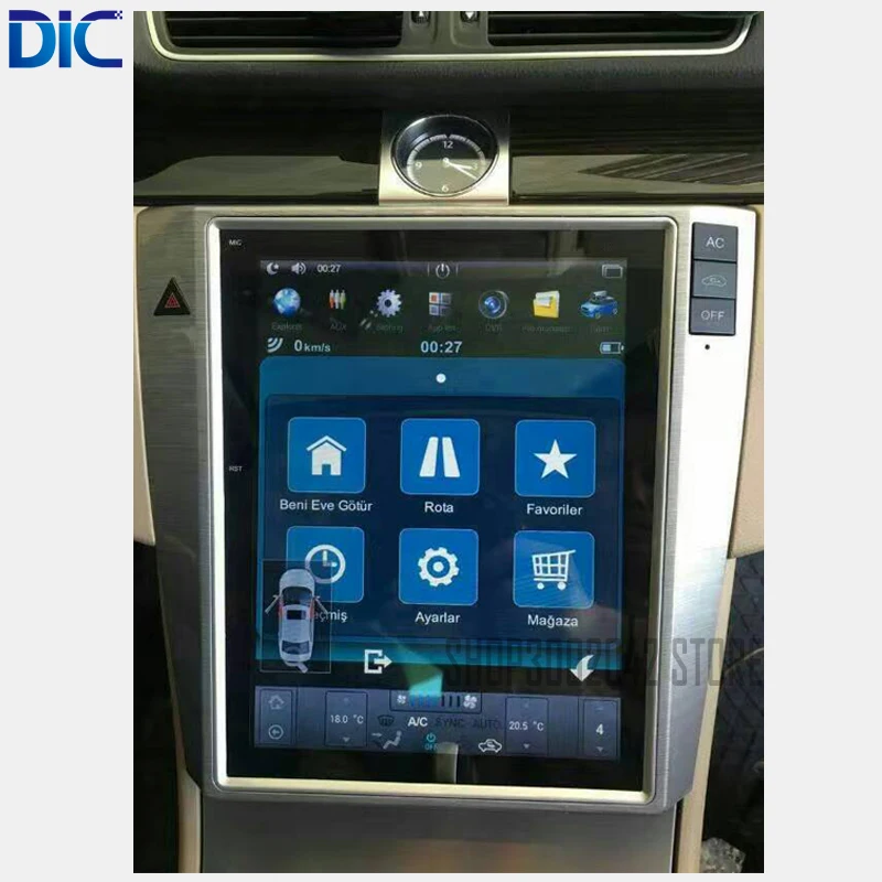 DLC вертикальный экран Android система навигации плеер GPS 10 4 дюйма 32 Гб радио bluetooth для