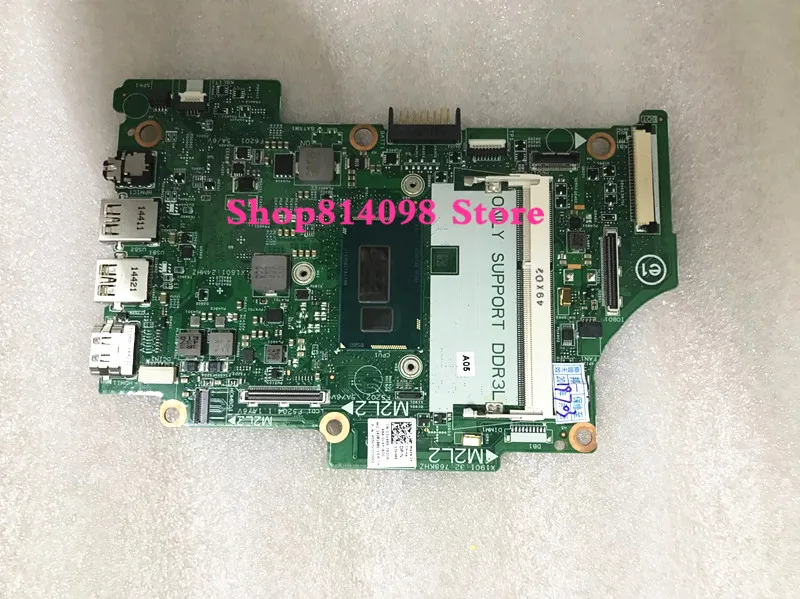 

CN-03V489 3V489 FOR Dell Inspiron 11 3148 7347 Motherboard I5-4210U 13321-1 PWR:8X6G1 Laptop Motherboard tested 100%