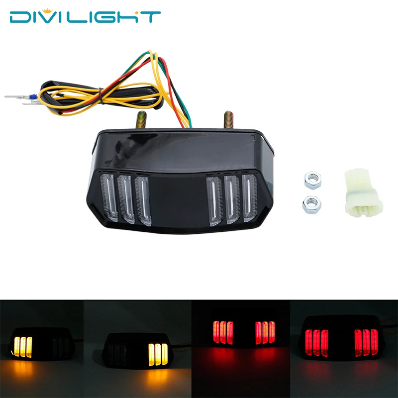 Стоп сигнал для мотоцикла ходовой светильник задний фонарь скутера светодиодный