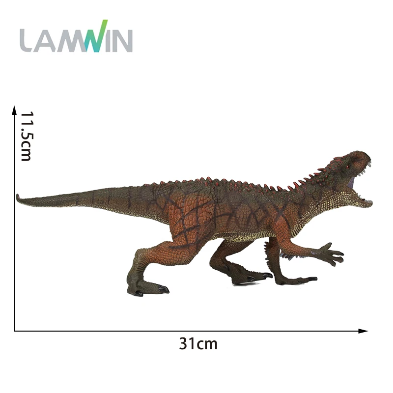 Lamwin моделирование Megaraptor Пластик ПВХ динозавры игрушечной модели мир Юрского