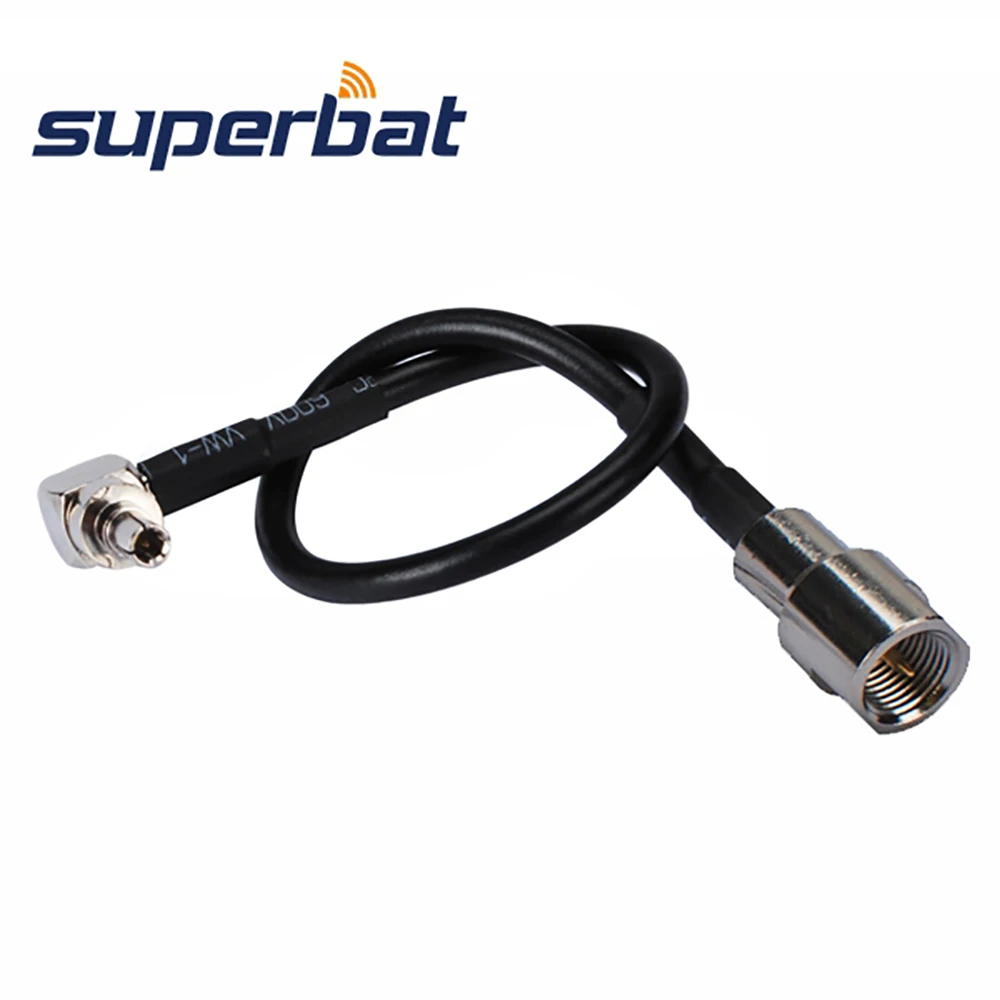 Superbat Mobile Broadband External Antenna Cable CRC9 to FME Male for Antenna Huawei and TELSTRA Modem 3G NEXT G;ZTE