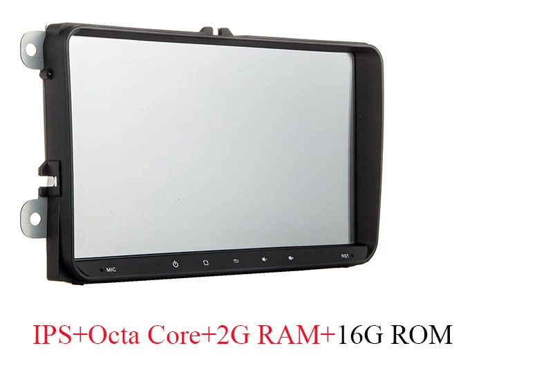 T8 with 16G ROM Восьмиядерный автомобильный dvd-плеер видео для Volkswagen GOLF 5 6 POLO Passat B6 B7 радио Gps стерео Android 9,0 - Цвет: T8 with 16G ROM