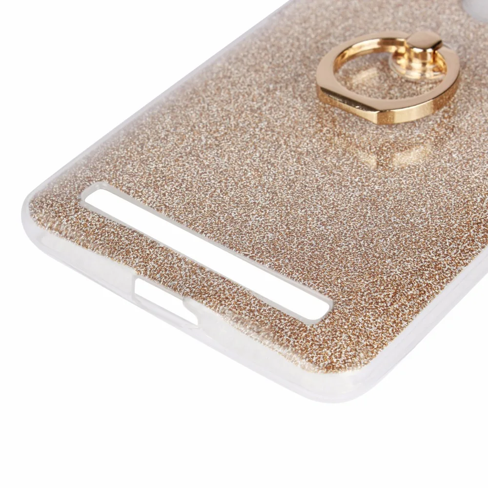 Для Lenove K5 Примечание Bling Блестящая обувь с металлическим украшением кольцо Стенд