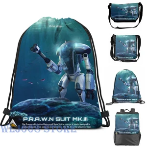 Сумка через плечо с забавным графическим принтом для женщин, Subnautica - PRAWN Suit (Sea), рюкзак на одно плечо, дорожная сумка для мужчин, спортивная сумка