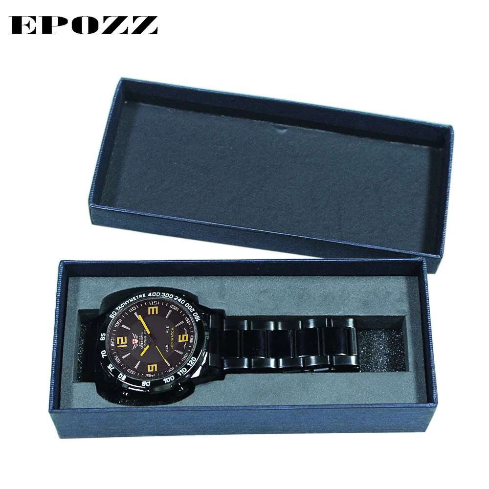 Для мужчин спортивные Часы Повседневное кварц часы стали Группа