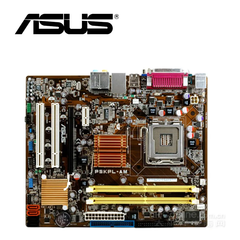 Asus P5KPL-AM рабочего Материнская плата G31 разъем LGA для 775 ядро Intel Pentium Celeron DDR2 4G u блок
