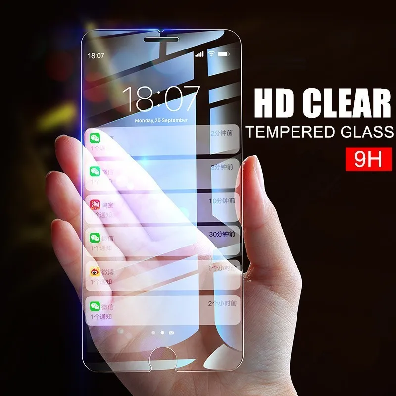 9H закаленное стекло для iphone 7 8 6 6S Plus 2.5D Защитная пленка для экрана для iphone xs max Защитная пленка для экрана для iphone 5 5S