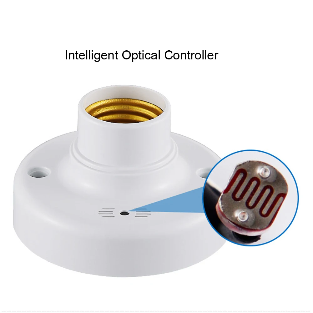 10A E27 Multifunctional Socket LED Light Auto Delay Sensor Switch Tealight Holder Sound Control Garage Screw Lamp Base Home | Лампы и