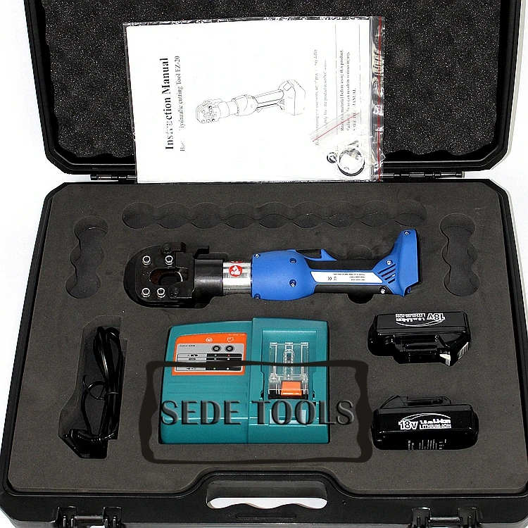 Батарея гидравлический кабельный резак с бесконтактной головкой резки стальной