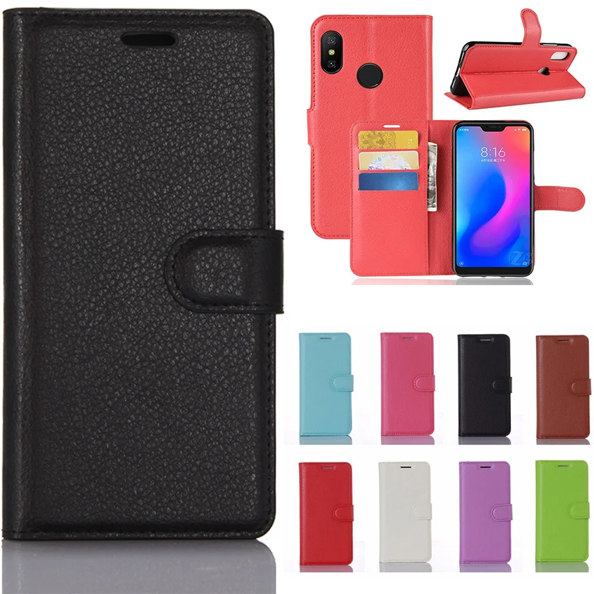 Чехол для Xiaomi Redmi Note 6 Pro 6pro чехол A 6A Кошелек Для с подставкой и отделением