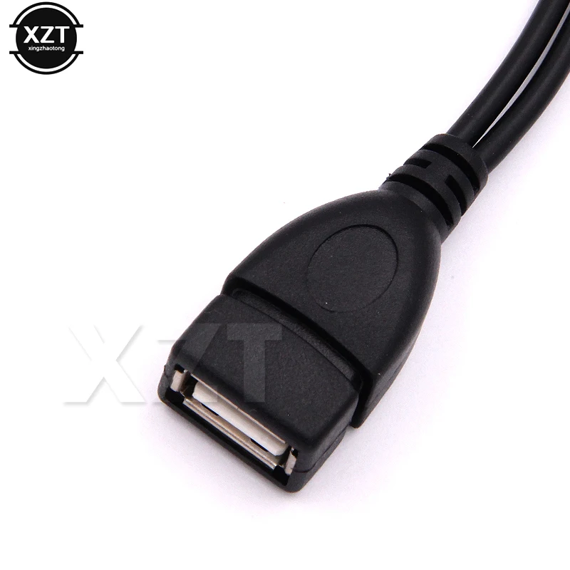 Новейший 10 шт./лот micro USB OTG Дата кабель с портом питания turn материнский для