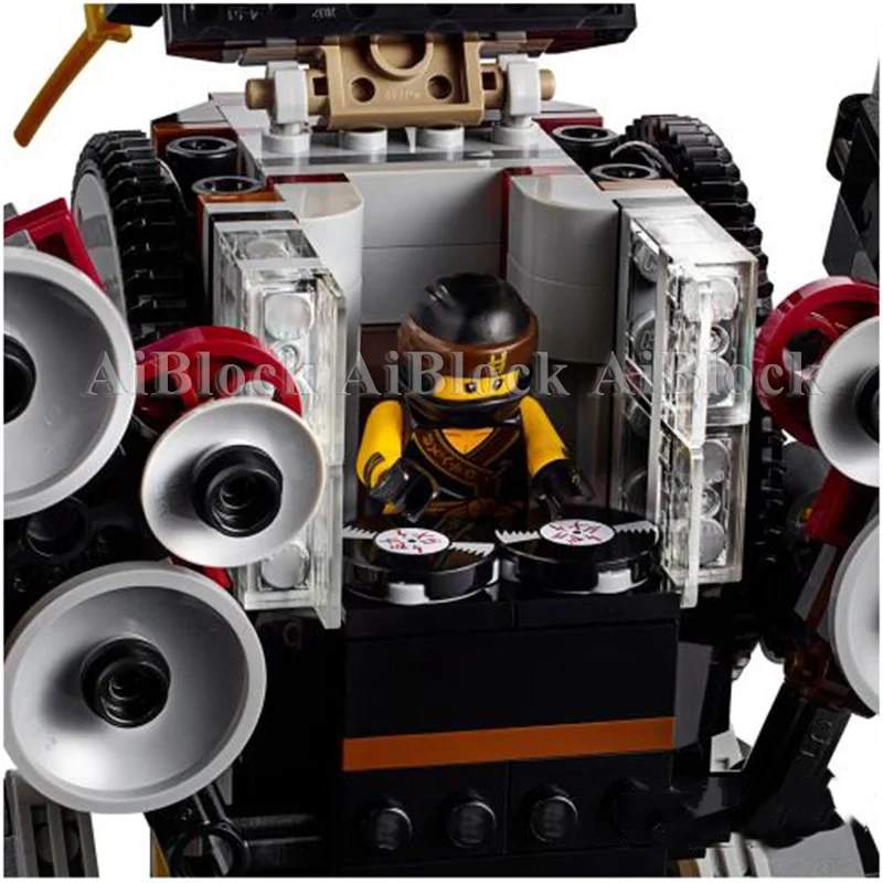 70632 ниндзя Quake Mech модели-роботы строительные блоки 1346 частей кирпичи мальчики подарки на день рождения Детские развивающие игрушки Ffor детей