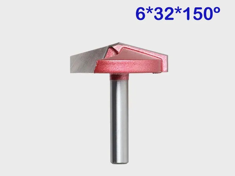 

1pc CNC Engraving 6mmx32mm 3D V Groove Router Bit Bevelling Cutter 150 Degree