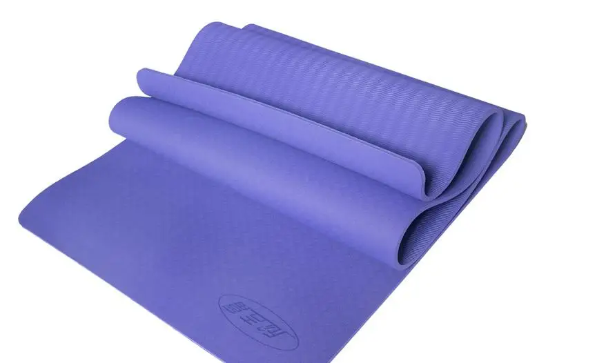 Коврик для йоги с двойным покрытием увеличенный коврик из термополиуретана 185*122*0