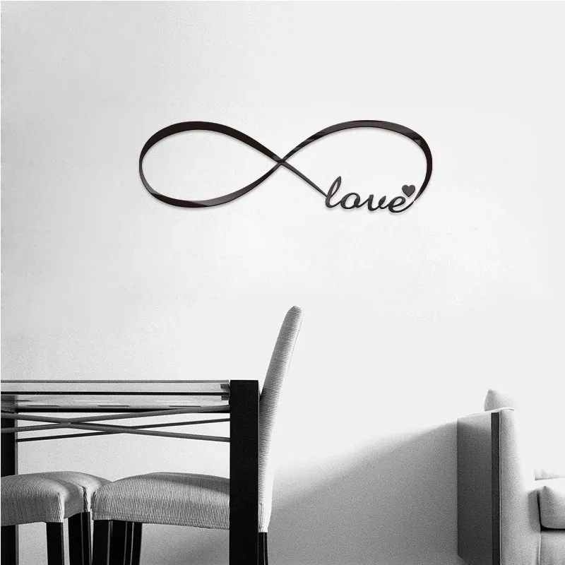 Неограниченная Любовь Комбинация Ins креативная Настенная Наклейка акриловая