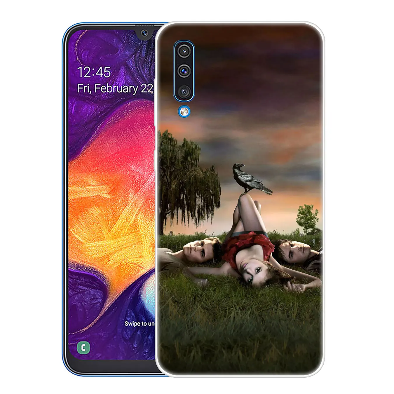 1 Lavaza вампира Дневники жесткий прозрачный чехол для телефона для samsung Galaxy A70 A60 A50 A40 A30 A20 A10 M10 M20 M30 M40 A20e крышка - Цвет: 1