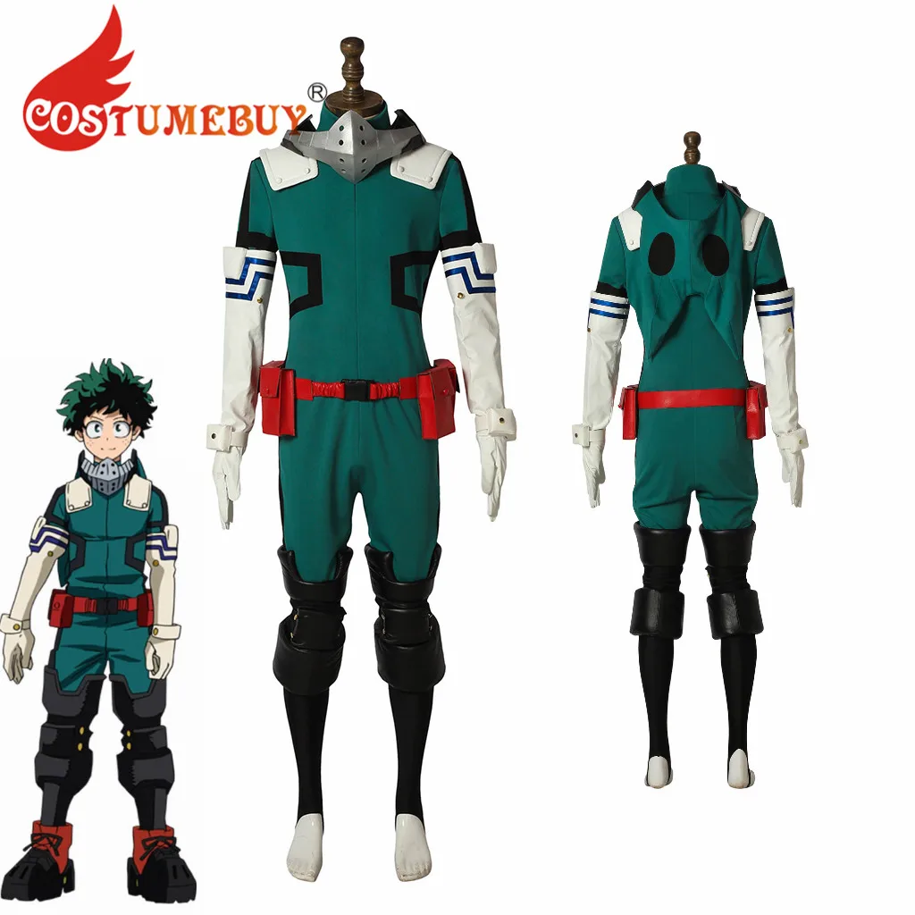 

Cosplaydiy Anime My Hero Academia 3 Boku no Hero Akademia Cosplay Izuku Midoriya Deku Fighting Outfit Costume L920